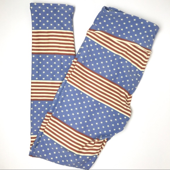 LuLaRoe Pants - LuLaRoe American Flag Leggings
